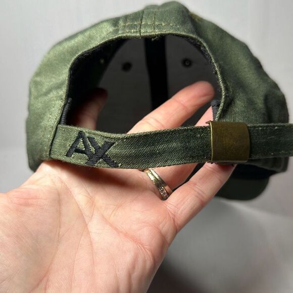 Armani Exchange A/X Green Adjustable Cap SnapBack Hat - Picture 6 of 9